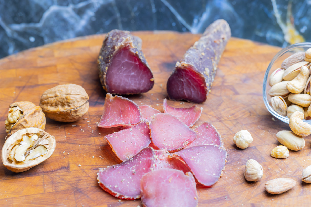 Veau séché en tranches